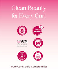 SugarBoo Curls Cleansing Shampoo (100ml) for Dry, Frizzy, Wavy, Curly Hair. Vegan & CG Friendly. No Parabens, Sulphates & Other Nasties