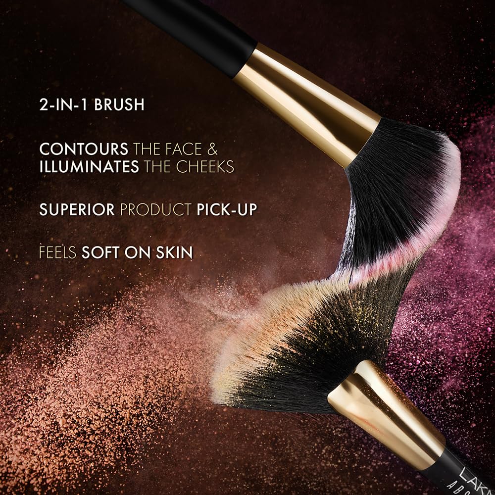 Lakmé Absolute Makeup Master Tools - Dual Ended Blush And Contour Brush