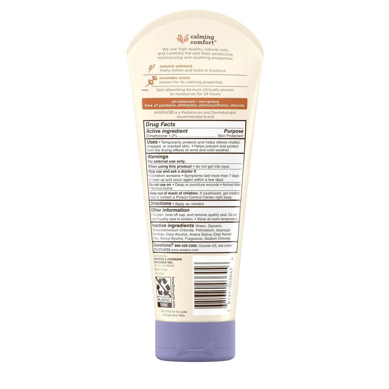 Aveeno Baby Calming Comfort Lotion - 8 Oz Lotion (2 Pack)