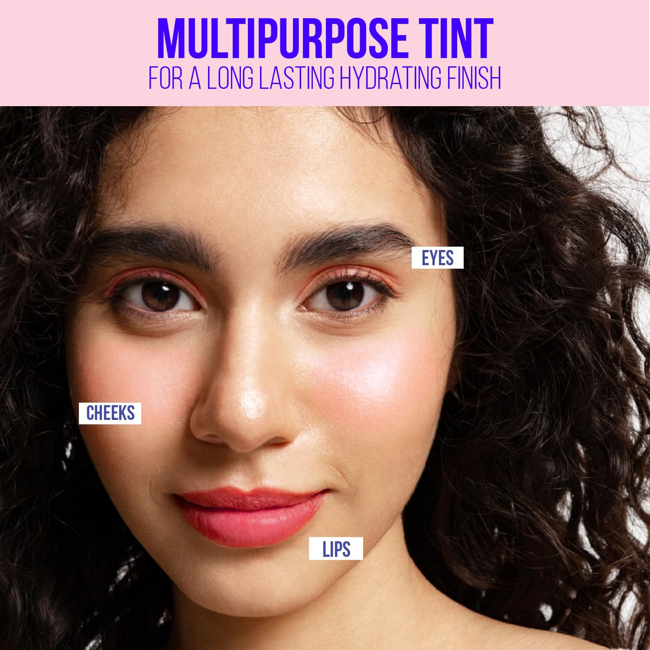 Blue Heaven Blush & Juicy Lip & Cheek Tint Infused With Pomegranate & Strawberry Extract|Multipurpose 3 In 1 Lip Tint|Long Lasting,Water Proof & Hydrating Liquid Blush,Berry Juice,9Ml,Glossy