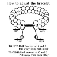 Triple Protection Bracelet 8MM Blue Tiger Eye Evil Eye Black Onyx Stone Bracelet Healing Crystal Natural Stone Bracelet for Men Women Bring Prosperity Luck (8mm Blue Tiger Eye/Evil Eye/Black Onyx) 8mm Blue Tiger Eye/Evil Eye/Black Onyx