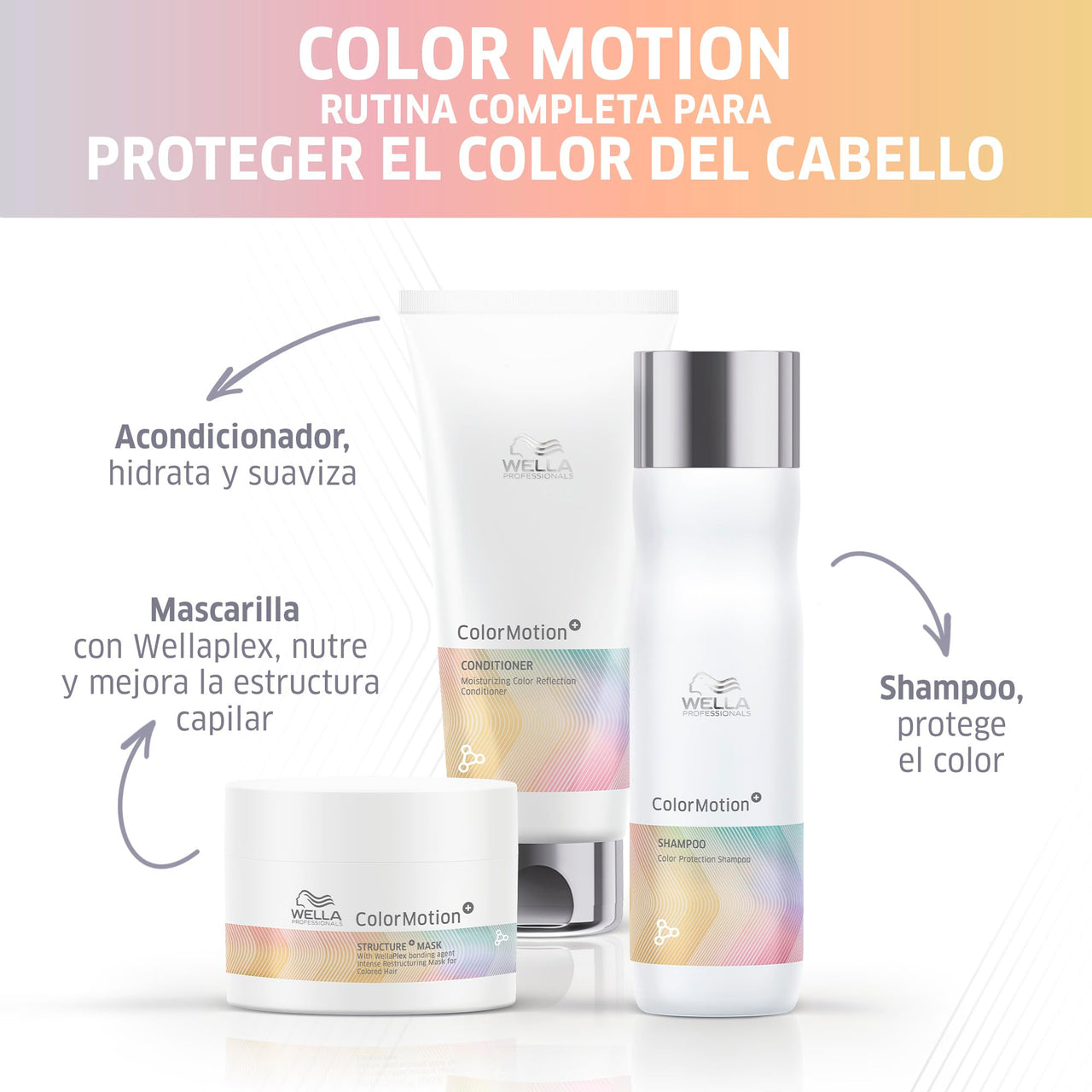 Wella Professionals Colormotion+ Structure+ Hair Mask for Coloured Hair | 150 ml | Colour Protecting Hair Treatment | For Vibrant Shine & Smoothness | Anti Color Fading