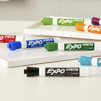 EXPO Low Odor Dry Erase Marker, Chisel Tip Markers, Whiteboard Markers, Assorted, 36 Count 36 Count (Pack of 1)