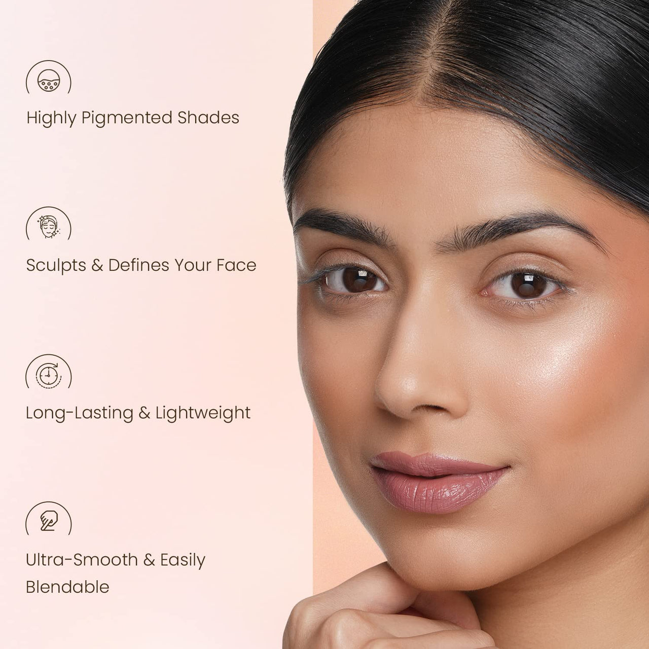 Swiss Beauty Pro Blusher & Highlighter Palette For Face Makeup | Shade-05, 18G