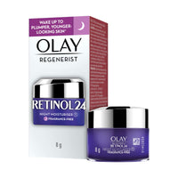 Olay Regenerist Retinol 24 Night Mini Cream l Renews and Resurfaces Skin Overnight l No Redness or Irritation | Fragrance Free l Normal, Oily, Dry and Combination Skin l 8g