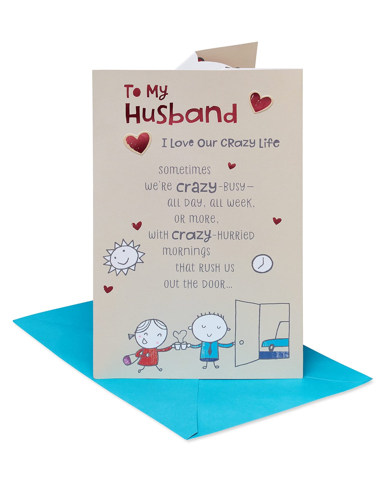American Greetings Pop Up Birthday Card for Husband (Crazy Life) Crazy Life