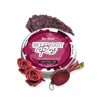 Nat Habit Lip Scrub, Beetroot Rose Lip Mura, Lip Mask For Lip Lightening, Dry & Dark Lips Lip Care, With Vitamin E, Chemical & Preservatives Free (Pack of 1, 20 gm)