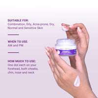 Iba Advanced Activs Vitamin C Daily Glow Cream, 50 g with Hyaluronic Acid for Enhances Skin Radiance and Reduces Dullness