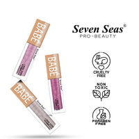Seven Seas Babe Glittery Lip Gloss With High Shine Lip Color For Glossy Look |Lightweight Non Sticky Lip shiner For Moisturizing Lips (Penny_7ml)