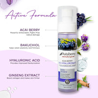 Astaberry Indulge Acai Berry Bio Hyaluronate Face Hydrating Toner 100ml - Boosts Collagen | Soothes and Clarifies | Hydrates the Skin