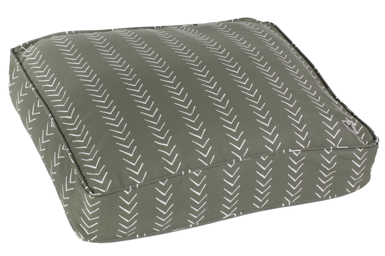 Molly Mutt Medium to Large Dog Bed Cover- Forever Young Print - Measures 27”X36”X5’’ - 100% Cotton - Durable - Breathable - Sustainable - Machine Washable Dog Bed Cover (Dd82b) Medium/Large