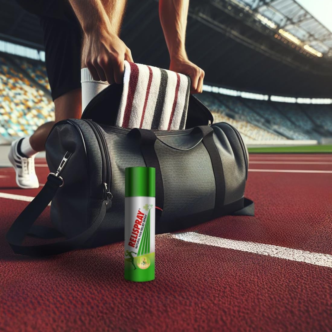 RELISPRAY Instant Pain Relief | Purely Ayurvedic Spray | Unique Pain relieving Technology for - Elbow pain, Backache, Knee pain, Muscle pain, Tired feet, Ankle sprain | Keeps pain away longer | Over 475 Spray | 95g