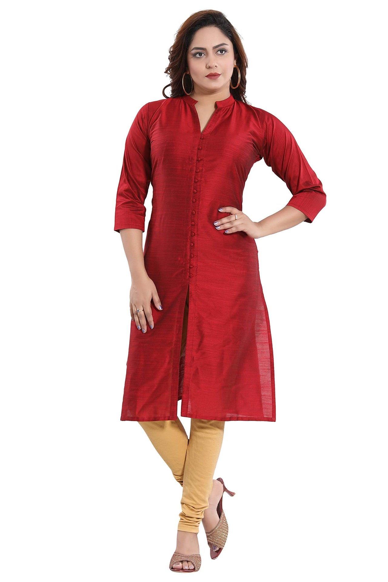DREAM & DZIRE Women's  Silk Straight Kurti for All