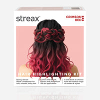 Streax HC Highlighting Kit Red Hair Colour, Crimson Red 180g
