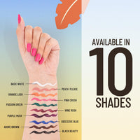 Swiss Beauty Colour Me Bright Matte finish Sketch Eyeliner with soft pen tip applicator | Quick Drying | Waterproof, smudge-proof eyeliner | Shade - Purple Mush, 0.7ml