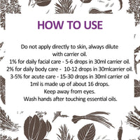 Deve Herbes Pure Juniper Berry Essential Oil (Juniperus communis) Steam Distilled 30ml