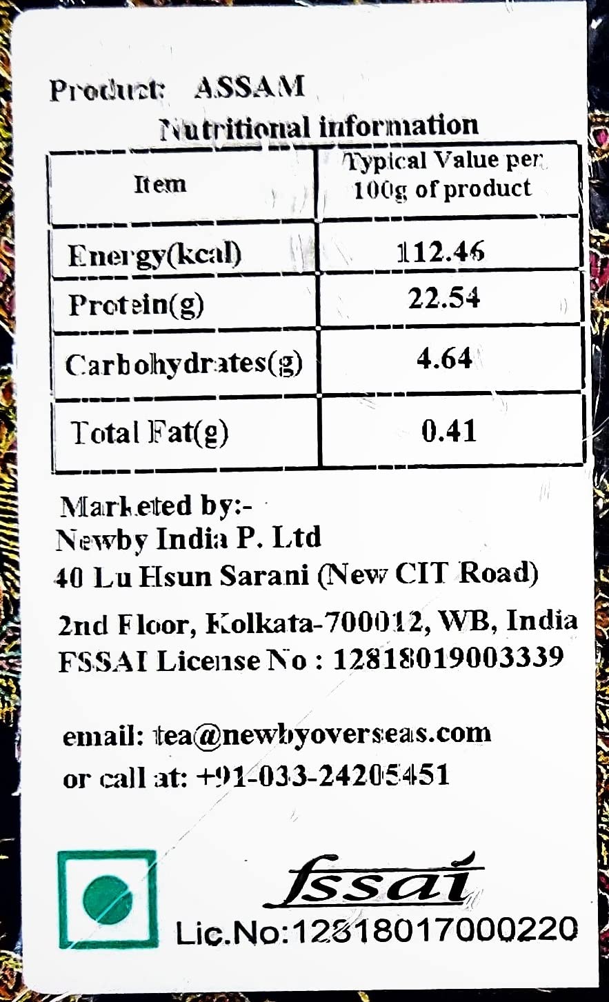 Newby Assam Tea Bags | 50 Counts | Classic Blend from Finest Tea Growing Region | Bold & Malty Flavor, Perfect for Revitalizing Breakfast | 100 gms