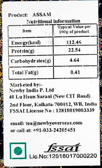 Newby Assam Tea Bags | 50 Counts | Classic Blend from Finest Tea Growing Region | Bold & Malty Flavor, Perfect for Revitalizing Breakfast | 100 gms