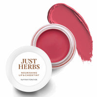 Just Herbs Ayurvedic, Natural Lip & Cheek Tint, Blush For Women- SLS, Chemical & Paraben Free - 06 Pink Forever(Creamy Matte) & Dandruff Control Ayurvedic Soya Protein Shampoo