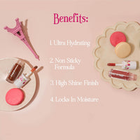 Tint Cosmetics Emily in Paris Hydrating Lip Gloss. Ultra-hydrating, Non-sticky Formula for a High-shine Finish. Lightweight & Long-lasting infused with Grapeseed & Vitamin E Oil. Hot Chocolate (Brown Shade) 5ml