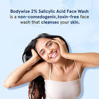Be Bodywise Acne Pimple Patch for Women(24 Dots | 3 Sizes) & 2% Salicylic Acid Face Wash for Women 100ml | Deep Cleanses your Skin and Prevents Acne