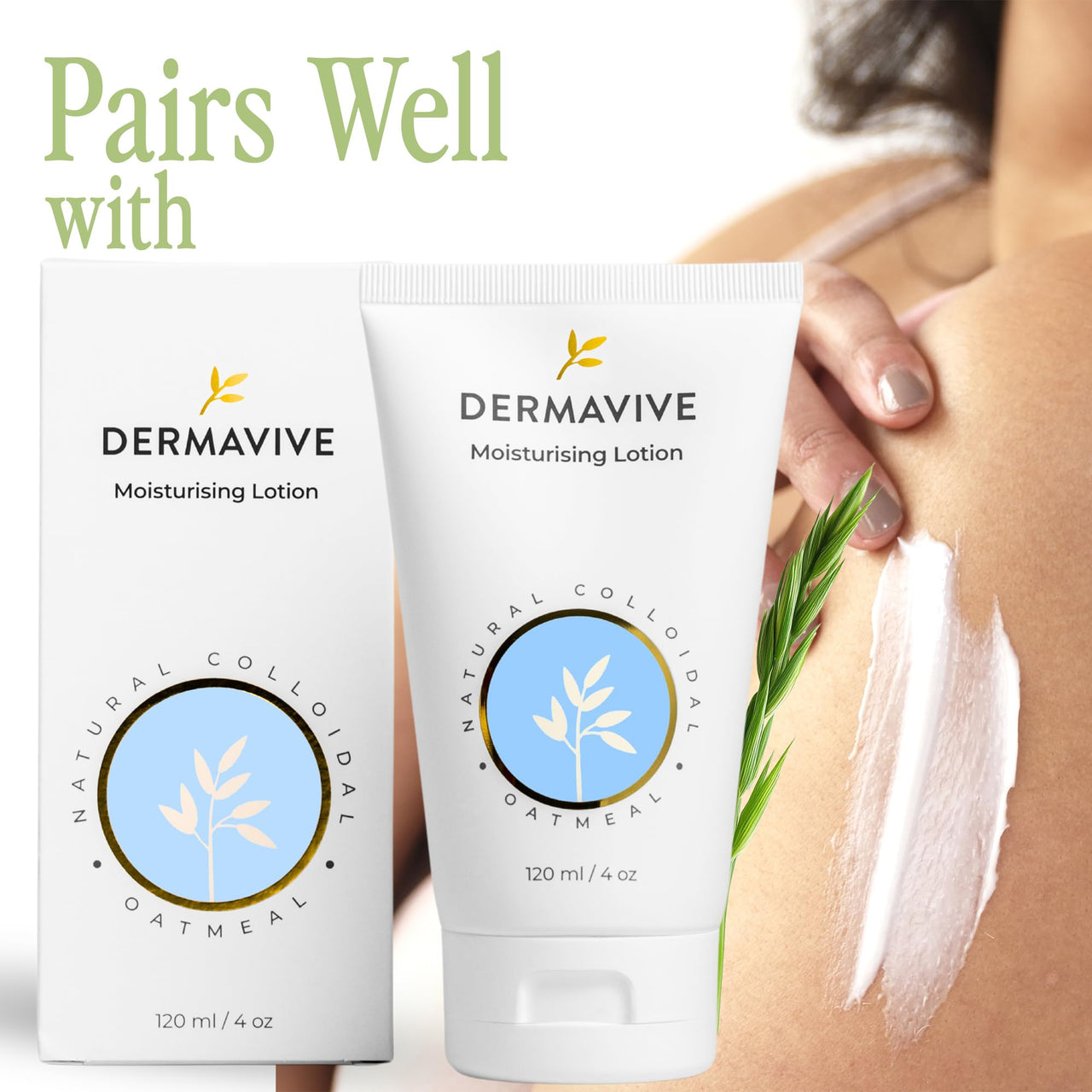 Dermavive Hydra Cleanser - Non-Irritating Facial and Skin Cleanser, | pH Balanced, Softens and Hydrates Sensitive Skin, 250ml