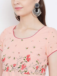 Poshak Hub Women's  Cotton Anarkali Kurta