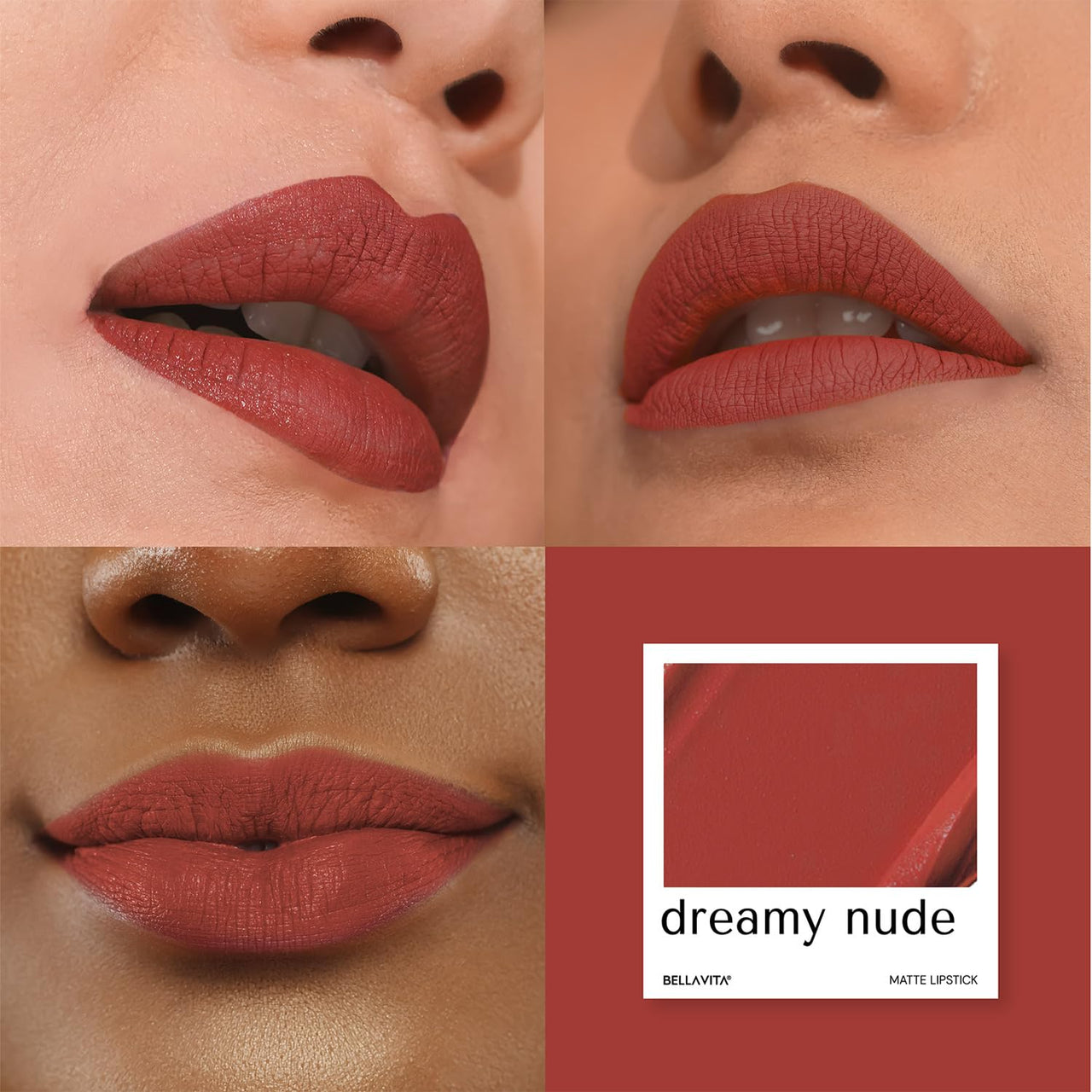 Bella Vita Organic Perfect Pairing Duo | Kiss Proof Liquid Lipstick | Cherry Pop + Dreamy Nude | Transfer-Proof | Smudge-Proof | Intense Moisturisation | 18-Hr Stay | Ultra Matte Finish | 4.5Ml Each