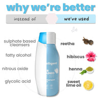 Tuco® Kids Mild Shampoo With Soapnut, Almond, Henna, Pomegranate | Ages 2-5, 4-10, 10-15, 5-10 Years | Paraben, SLS & Sulphate Free | pH 5.5, Vegan & Tear Free | 100 ml (Pack of 2) |