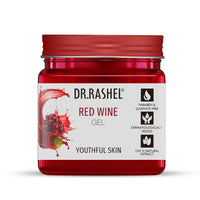 Dr.Rashel Red Wine Gel for Face & Skin – Hydrating, Anti-Aging & Firming Gel with Antioxidants – Natural Skincare for Glowing Skin