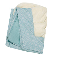 Furhaven Replacement Dog Bed Cover Plush & Diamond Print Nest Top Sofa-Style, Machine Washable - Aqua, Large Cover Only 36.0