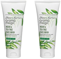Aroma Magic Neem And Tea Tree Face Wash (PWRD by Niacinamide)- 100 ml (Pack of 2)