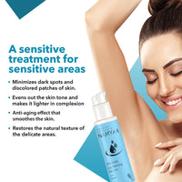 Namyaa Intimate Serum |Pack of 2,200Ml | For Dark Bikini Area | Inner Thighs | Intimate Moisturizer | Helps in Bad Odour and skin brightening