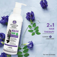 Ayouthveda Healthy Hair Shampoo 200ml With Bhringraj and Shikakai | Best Hair Shampoo for Women | Control Hair Breakage & Dandruff | Herbal Conditioner & Cleansers(Pack Of 1; 200ml)
