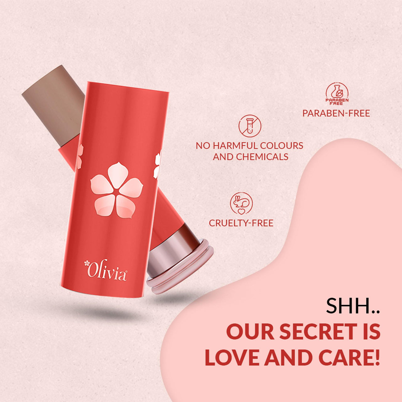 Olivia SkinSync Make Up Stick Foundation With SPF 25, Lightweight, Full Coverage Foundation With Natural Finish Face Makeup, Waterproof & Sweatproof Foundation Stick - 15g| Shade - 007 White candy