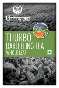 GOODRICKE Thurbo Darjeeling Tea - 250Gm(Pack Of 1)| 100% Pure & Original Single Estate Whole Leaf Tea | Premium Black Long Loose Tea Leaves With Rich Taste