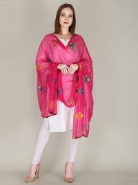 DIAMO Embroidered Chiffon Women's  Dupatta