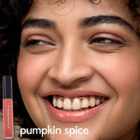 Ruby's Organics Lip Oil Gloss for Women and Girls, All Skin Tones- Moisturizing, Long Lasting, Non Sticky and Non Drying Formula, Glossy Texture, Natural Lip Makeup, Paraben Free - Pumpkin, 6.5ml