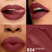 Seven Seas HD Intense Matte Lipstick | Non-Transfer | Lipstick For Women (624-Redburry, 3.5G)