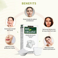 INDUS VALLEY Bio Organic Kaolin Powder | China clay For Skin Face Mask - (100g+100g =200g)