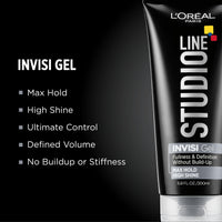 Studio L'Oreal Paris Line Extreme Hold Above It All Invisi Gel, 6.8 Oz.