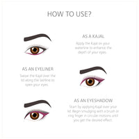 SoulTree Ayurvedic Kajal | Purple Haze Kajal 008 | Pink Shade | Enriched with 100% Organic Ghee, Almond Oil & Camphor | Soothe, Cool & Nourish Eyes | 3gm