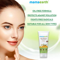 Mamaearth Anti-Pollution Daily Face Cream for Dry & Oily Skin with Turmeric & Pollustop® For a Bright Glowing Skin 80ml