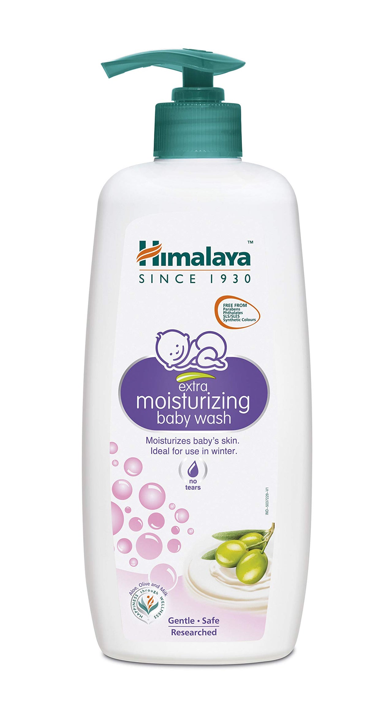 Himalaya Extra Moisturizing Baby Wash, 400 ml & Himalaya Gentle Baby Shampoo (200ml)