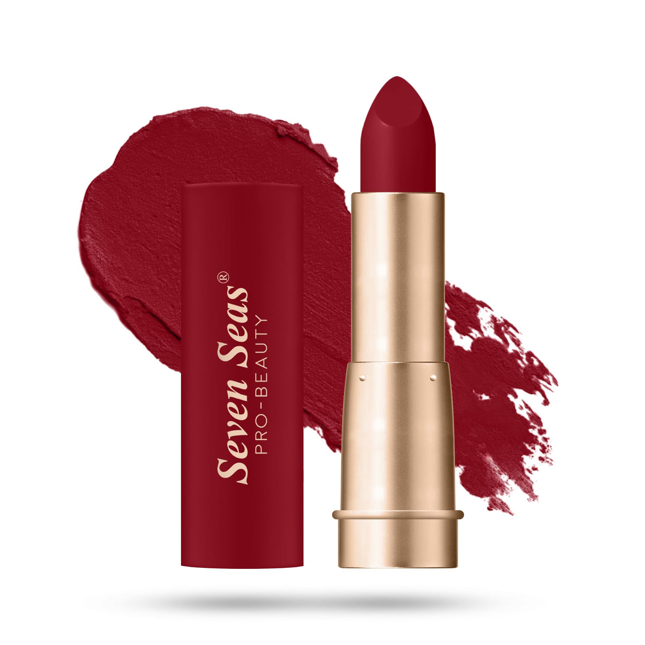Seven Seas Stay Classy Matte Lipstick Full Coverage Long Lasting Lipstick | Smooth Application | Transferproof & Smudge Proof | Highly Pigemented Lipstick for Women (Rufous)