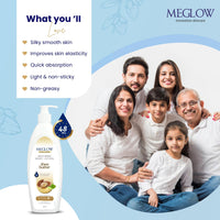 Meglow Combo of Aloe Vera Moisturizing Cold Cream Moisturizer Cream with SPF 15 Protection & Shea Butter - Body Lotion Best Moisturizer for dry skin