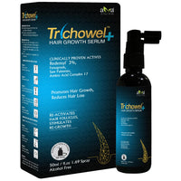 Vegetal Trichowel+ Hair Growth Serum, 50ml, Alcohol-Free, Promotes Hair Growth & Reduces Hair Loss