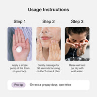 Cureskin Deep Cleanse Salicylic Acid Face Wash for Oily Skin | Salicylic Acid Foaming Face Wash for Men and Women, 100 ml (Deep Cleanse)