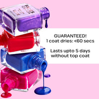 FACESCANADA Ultime Pro Splash Luxe Nail Enamel - Rustic Love (L11), 12ml | Glossy Finish | Quick Drying | Long Lasting | High Shine | Chip Defiant | Even-Finish | Vegan | Non-Toxic | Ethanol-Free