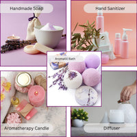 Exotic Aromas Essential Oil Lavender, Rose, Tea Tree, Jasmine, Ylang Ylang, Orange, Lemongrass, Peppermint, Rosemary, Pure & Natural (Pack of 9)